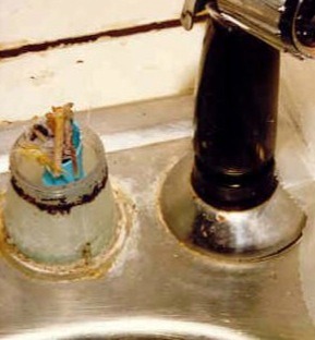 clogged air gap